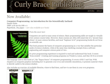 Tablet Screenshot of curly-brace.com
